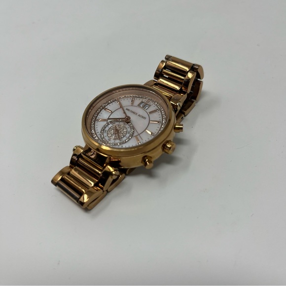 MICHAEL KORS ROSE GOLD CHAIN WATCH - Picture 10 of 10